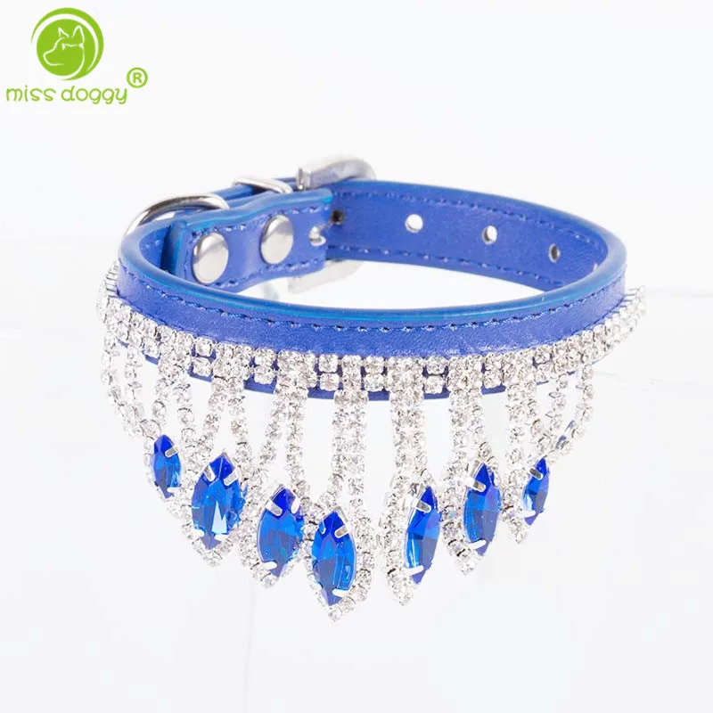 Lovely Bling Crystal Rhinestone Pet Dog Collars for Small Dogs Luxury Princess Wedding High Quality PU Leather Necklace 20A
Lovely Bling Crystal Rhinestone Pet Dog Collars for Small Dogs Luxury Princess Wedding High Quality PU Leather Necklace 20A