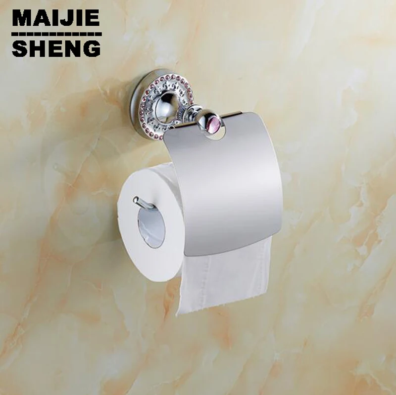 Free shipping Pink crystal Toilet Paper Holder,Roll Holder,Tissue Holder,Solid Brass Chrome Bathroom Accessories Products
Free shipping Pink crystal Toilet Paper Holder,Roll Holder,Tissue Holder,Solid Brass Chrome Bathroom Accessories Products