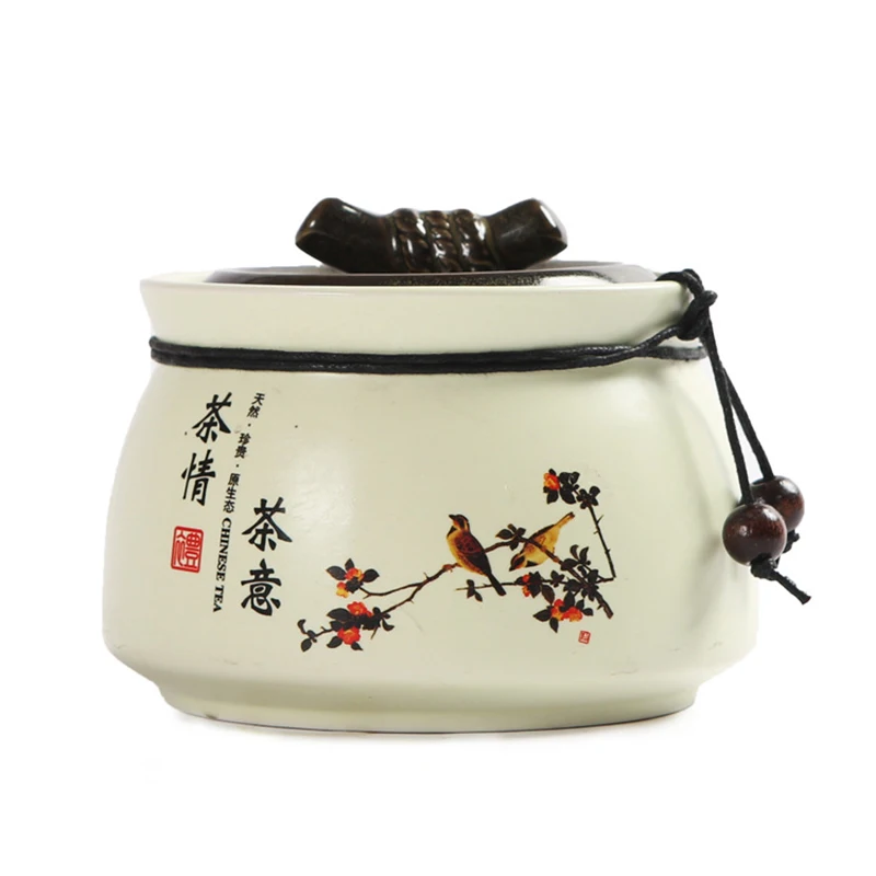 

New Handmade ceramics Spice tea Jar,Ancient Box Jar (tea, sugar, coffee beans, etc.),Canister Products For The Kitchen Food