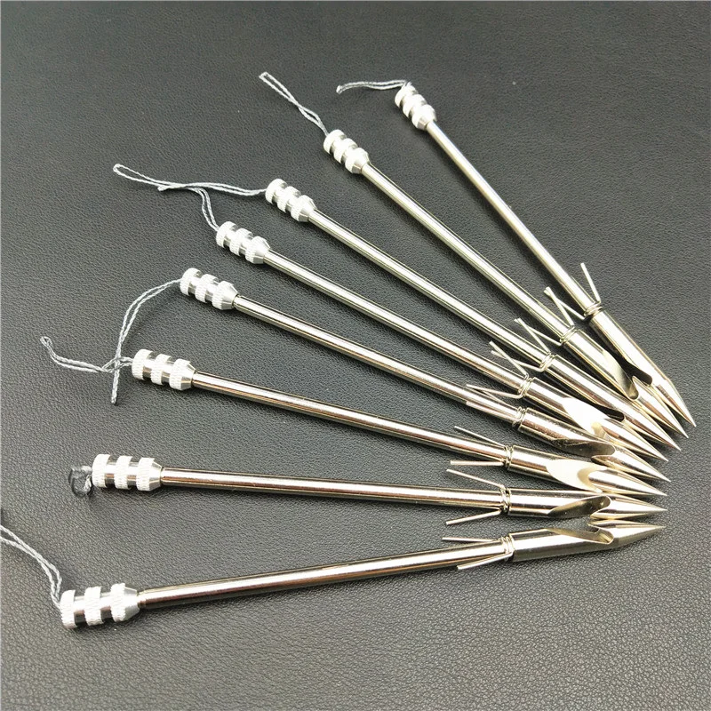 5pcs of stainless steel slingshot swordfish bow slingshot arrow shooting slingshot darts hunting shooting fish
5pcs of stainless steel slingshot swordfish bow slingshot arrow shooting slingshot darts hunting shooting fish