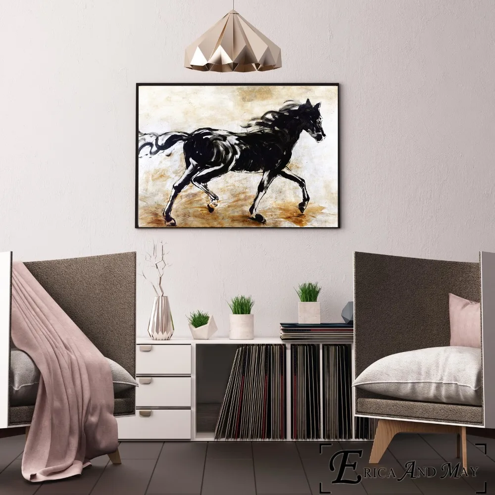 Black Horse Chinese Ink Painted Wall Art Canvas Painting Poster For Home Decor Posters And Prints Unframed Decorative Pictures
Black Horse Chinese Ink Painted Wall Art Canvas Painting Poster For Home Decor Posters And Prints Unframed Decorative Pictures