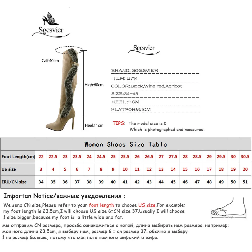 Sgesvier Women Thin High Heel Long Boots Flock Woman Shoes Over The Knee Boots Korean Fashion Shoes Woman Black Footwear B714
Sgesvier Women Thin High Heel Long Boots Flock Woman Shoes Over The Knee Boots Korean Fashion Shoes Woman Black Footwear B714