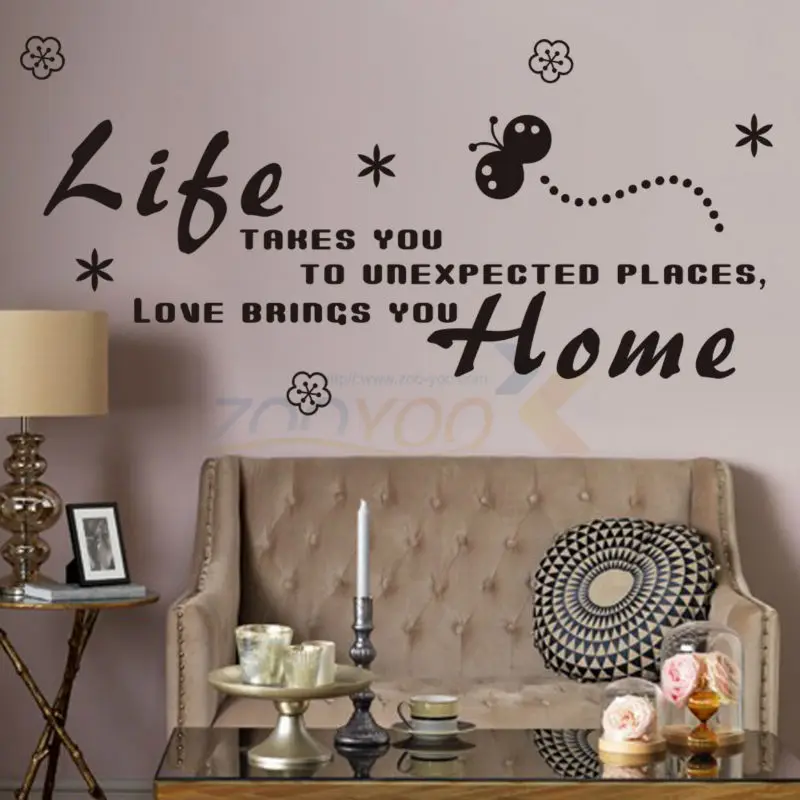 Life Takes You To Unexpected Placeswall Decal ZooYoo8160 Decorative Adesivo De Parede Removable Vinyl Wall Stickers
Life Takes You To Unexpected Placeswall Decal ZooYoo8160 Decorative Adesivo De Parede Removable Vinyl Wall Stickers