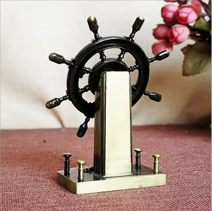 Metal Pilot Rudder Retro Desktop Creative Decoration Model Crafts Decoration Bar Shop Window Ornament Photography Props
Metal Pilot Rudder Retro Desktop Creative Decoration Model Crafts Decoration Bar Shop Window Ornament Photography Props