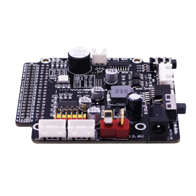 Raspberry pie extension board GPIO voice broadcast motor drive development AI vision robot smart car | Игрушки и хобби