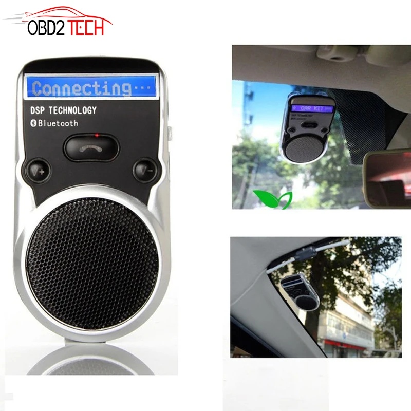 Беспроводной Bluetooth Handsfree автомобильный комплект для мобильный телефон двойной