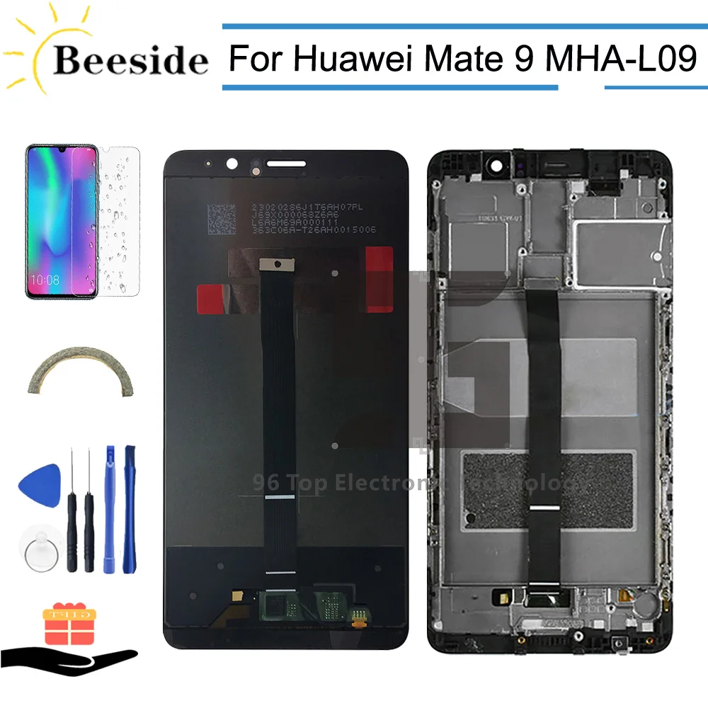 AA + качество ЖК дисплей рамка для huawei Коврики 9 MHA L09 L29 TL00 AL00 Дисплей кодирующий