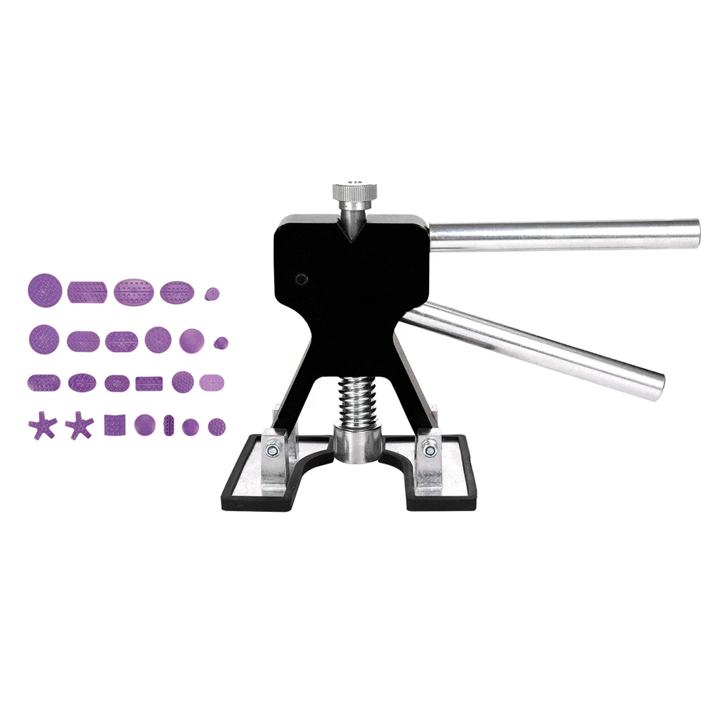 Auto Car Body Paintless Repairing Tool Removing Dents Lifter With 24pcs Purple Mixed Pulling Drawing Gasket Glue Tab Universal
Auto Car Body Paintless Repairing Tool Removing Dents Lifter With 24pcs Purple Mixed Pulling Drawing Gasket Glue Tab Universal