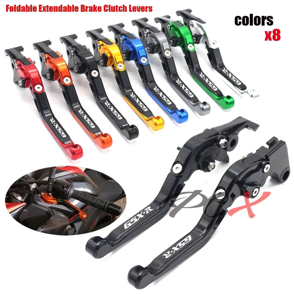 Logo (GSX-R) CNC Billet Aluminum Folding Extendable Motorcycle Brake Clutch Levers For Suzuki GSXR1000 GSX-R1000 2005~2006 K5
Logo (GSX-R) CNC Billet Aluminum Folding Extendable Motorcycle Brake Clutch Levers For Suzuki GSXR1000 GSX-R1000 2005~2006 K5