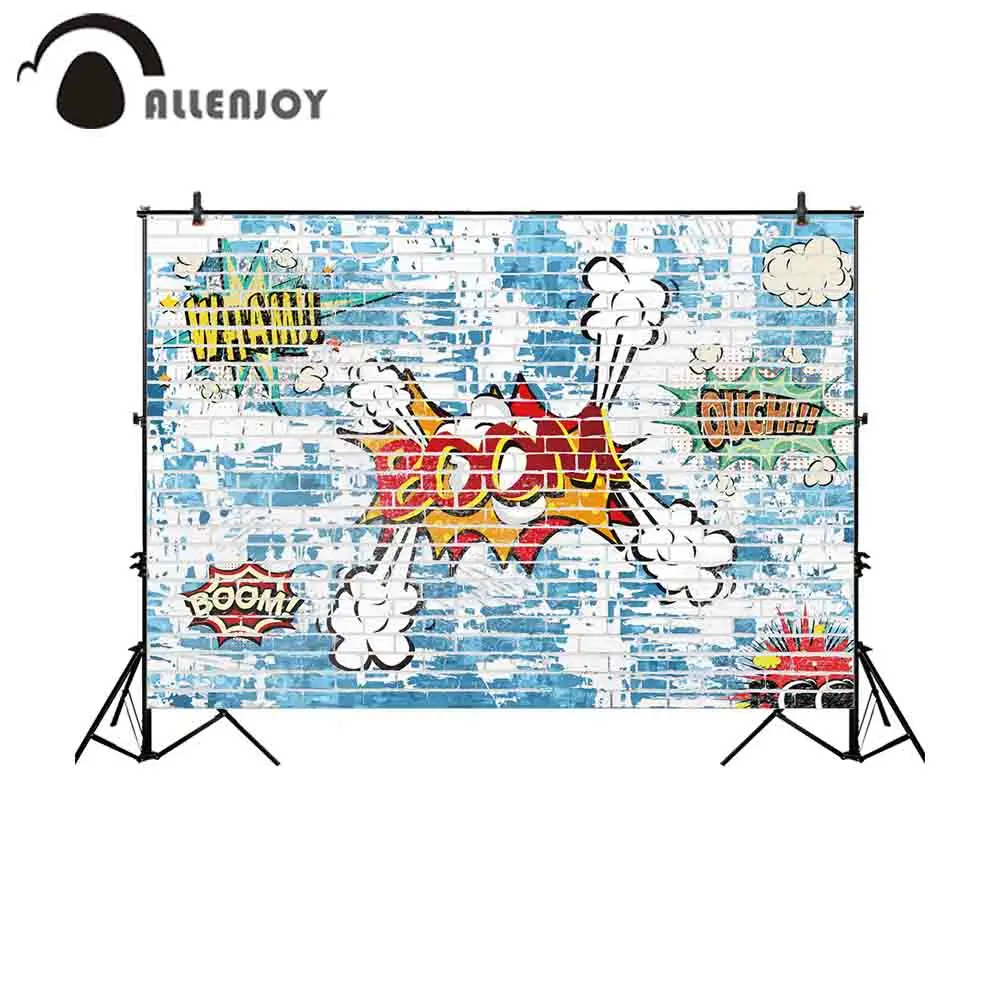 Allenjoy Background for Photo Studio Brick Wall Super Hero Comics Vintage Children Photography Backdrop Photocall Photobooth
Allenjoy Background for Photo Studio Brick Wall Super Hero Comics Vintage Children Photography Backdrop Photocall Photobooth