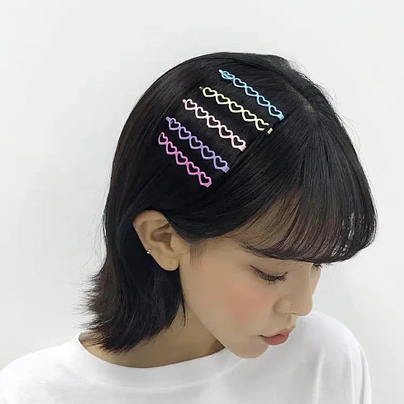 Fresh color korea kawaii hair clips set flower hollow heart bobby pins for women girls hair accessories metal curly barrette R34
Fresh color korea kawaii hair clips set flower hollow heart bobby pins for women girls hair accessories metal curly barrette R34