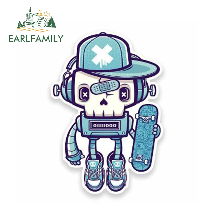 EARLFAMILY 13cm x 9cm Cool Street Art Skater Vinyl Car Sticker for Window Trunk Decals Accessories Decor Motorcycle Car Styling
EARLFAMILY 13cm x 9cm Cool Street Art Skater Vinyl Car Sticker for Window Trunk Decals Accessories Decor Motorcycle Car Styling