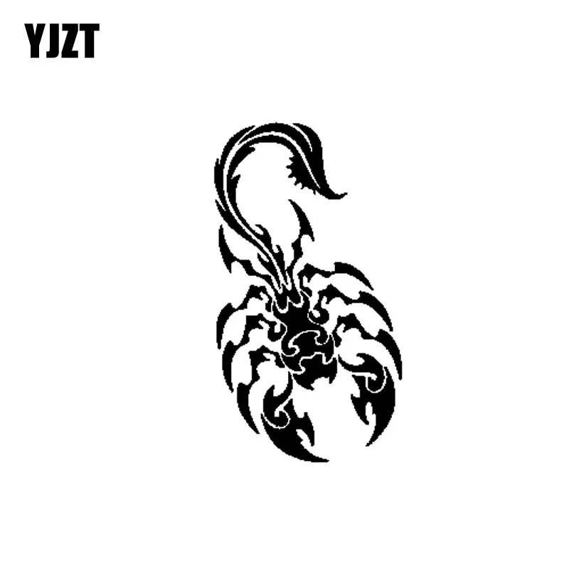 YJZT 8.5CM*15.2CM Tribal Scorpion Graphical Fluttering Decal Vinyl Car Sticker Black/Silver C19-0376
YJZT 8.5CM*15.2CM Tribal Scorpion Graphical Fluttering Decal Vinyl Car Sticker Black/Silver C19-0376