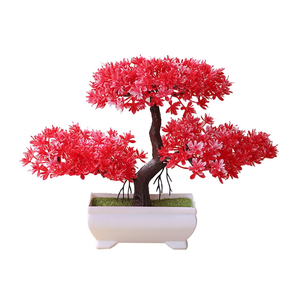 Hot Welcoming Pine Emulate Bonsai Simulation Artificial Flowers Potted Plant Ornament Home Decor
Hot Welcoming Pine Emulate Bonsai Simulation Artificial Flowers Potted Plant Ornament Home Decor