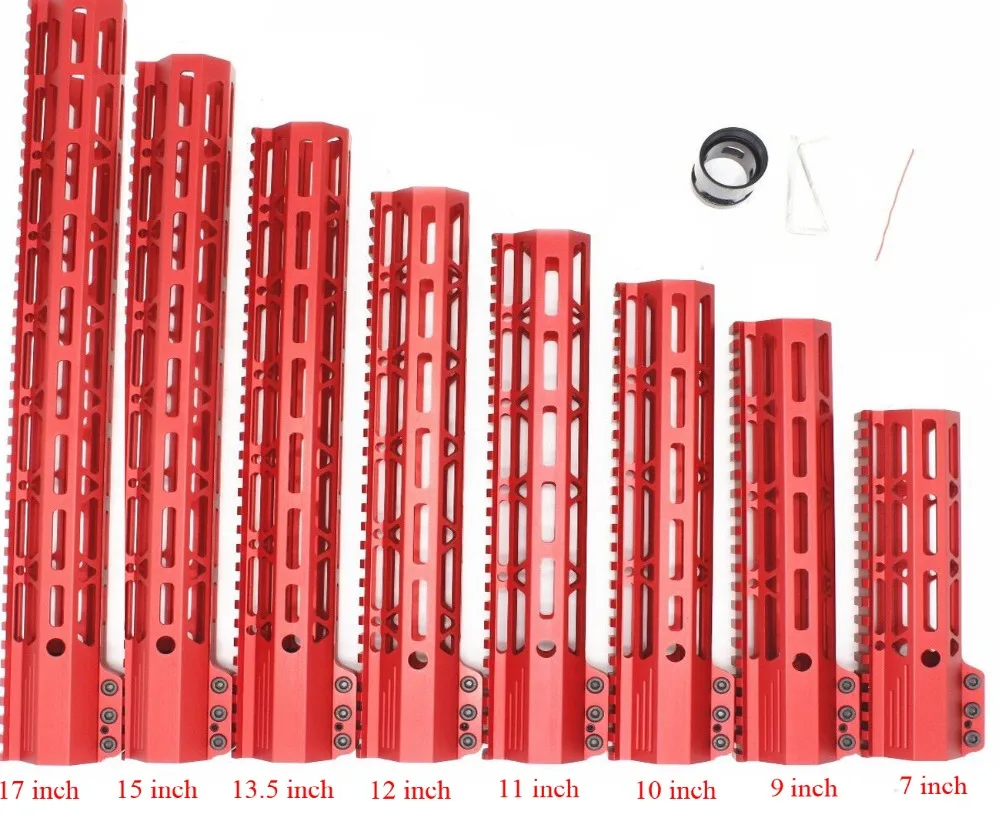 TriRock 7''9''10''11''12''13.5''15''17'' inch Clamping Style M-lok Handguard Rail Picatinny Mount System Fit .223/5.56_Red Color
TriRock 7''9''10''11''12''13.5''15''17'' inch Clamping Style M-lok Handguard Rail Picatinny Mount System Fit .223/5.56_Red Color
