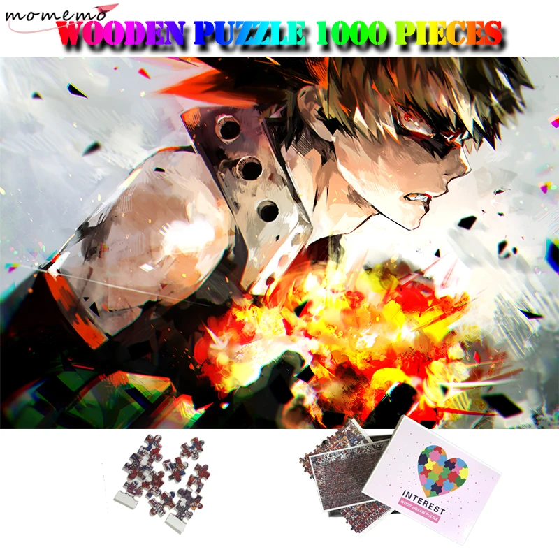 Пазлы MOMEMO из аниме Katsuki Bakugou, пазлы для взрослых из 1000 частей, деревянный мультяшный Пазл «Моя геройская Академия», игрушки на заказ
Пазлы MOMEMO из аниме Katsuki Bakugou, пазлы для взрослых из 1000 частей, деревянный мультяшный Пазл «Моя геройская Академия», игрушки на заказ