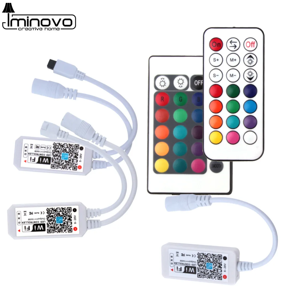 Remote Controller Mini RF 21Key IR 24Key for RGB RGBW WS2812B LED Strip Light DC12V WIFI
Remote Controller Mini RF 21Key IR 24Key for RGB RGBW WS2812B LED Strip Light DC12V WIFI