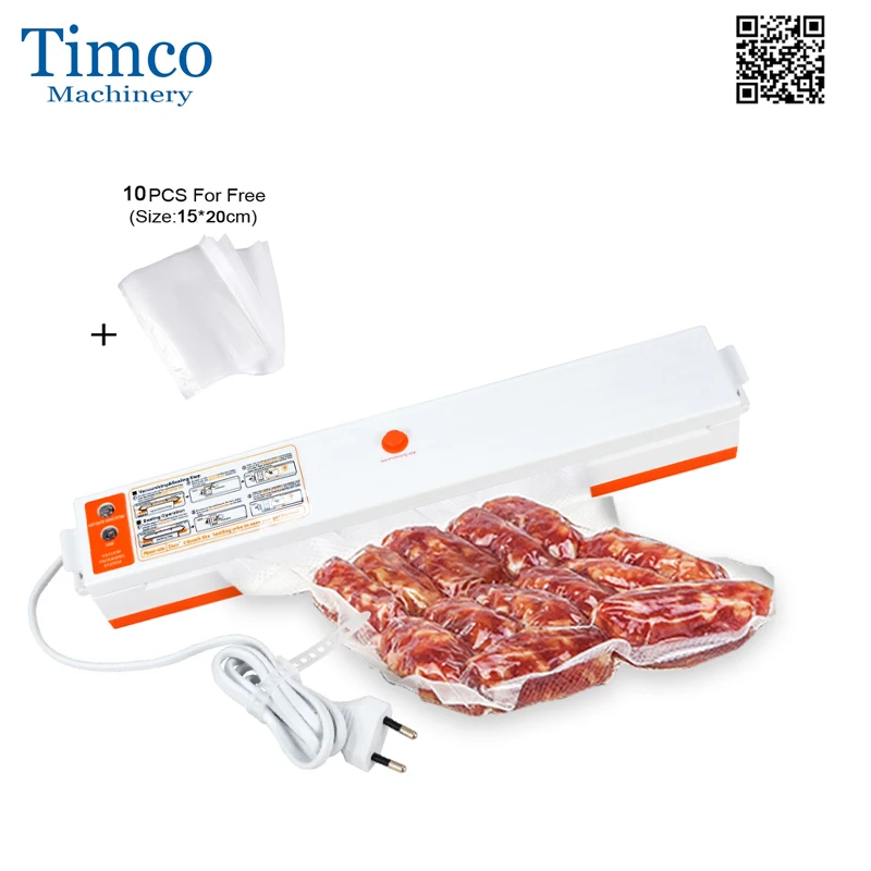 Вакуумный упаковщик TIMCO, упаковочная машина, 15 шт. вакуумных пакетов, кухонный пищевой упаковщик, упаковочная машина
Вакуумный упаковщик TIMCO, упаковочная машина, 15 шт. вакуумных пакетов, кухонный пищевой упаковщик, упаковочная машина