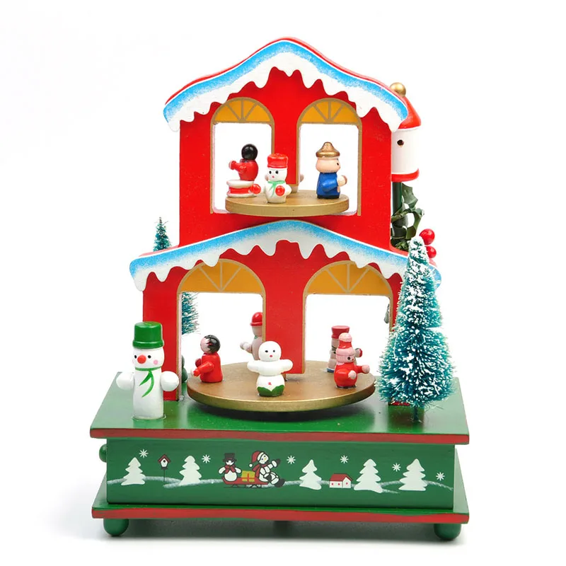 Cute Cartoon Colorful Rotating Wooden Jingle Bells Music Box Christmas Table Decoration New Year Party Christmas Kids Gift
Cute Cartoon Colorful Rotating Wooden Jingle Bells Music Box Christmas Table Decoration New Year Party Christmas Kids Gift