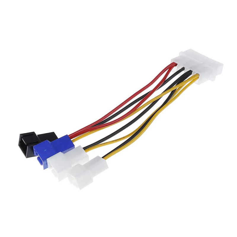 1pcs 4-Pin Molex to 3-Pin fan Power Cable Adapter Connector 12v*2 / 5v*2 Computer Cooling Fan Cables for CPU PC Case Fan
1pcs 4-Pin Molex to 3-Pin fan Power Cable Adapter Connector 12v*2 / 5v*2 Computer Cooling Fan Cables for CPU PC Case Fan