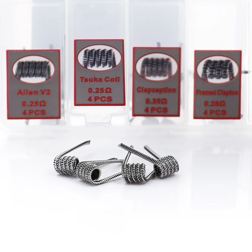 Demon Killer Violence Coil 7 in 1 Prebuilt Coils Alien V2 Tsuka Clapception Framed Clapton for RDA RBA Atomizer Tank | Электроника