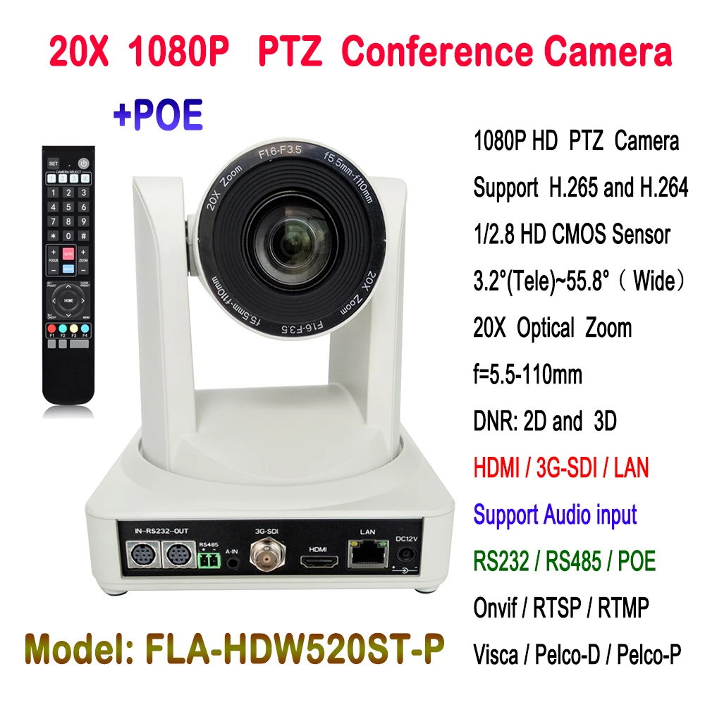 high quality 2MP 1080P60 HD Onvif POE IP PTZ Camera 20x Auto focus with HDMI 3G-SDI Output
high quality 2MP 1080P60 HD Onvif POE IP PTZ Camera 20x Auto focus with HDMI 3G-SDI Output
