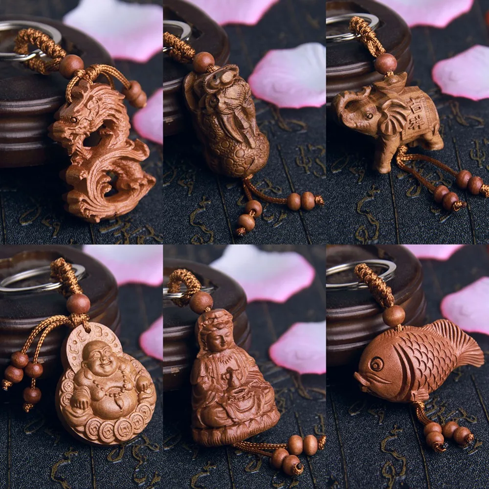 6pcs Natural Handmade Peach Wood Carved Shape\pattern Hanging Keychain Lucky Key Ring Gift For Car keyring Wholesale
6pcs Natural Handmade Peach Wood Carved Shape\pattern Hanging Keychain Lucky Key Ring Gift For Car keyring Wholesale
