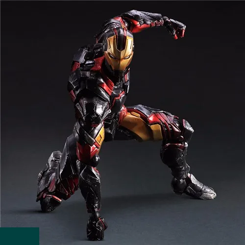 Play Arts Kai Tony Stark фигурка железная Броня PA 27 см ПВХ куклы игрушки Детский подарок