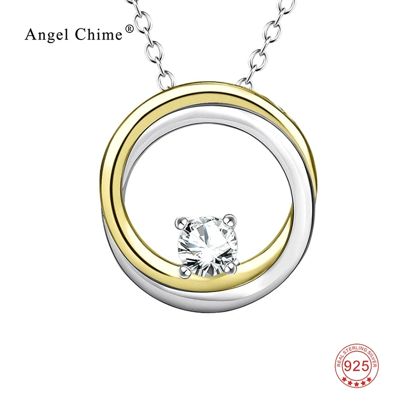 Double Circle Intertwining Pendant 925 Sterling Silver Statement Necklace Circle of Life Collar Necklace Cubic Zirconia Jewelry
Double Circle Intertwining Pendant 925 Sterling Silver Statement Necklace Circle of Life Collar Necklace Cubic Zirconia Jewelry