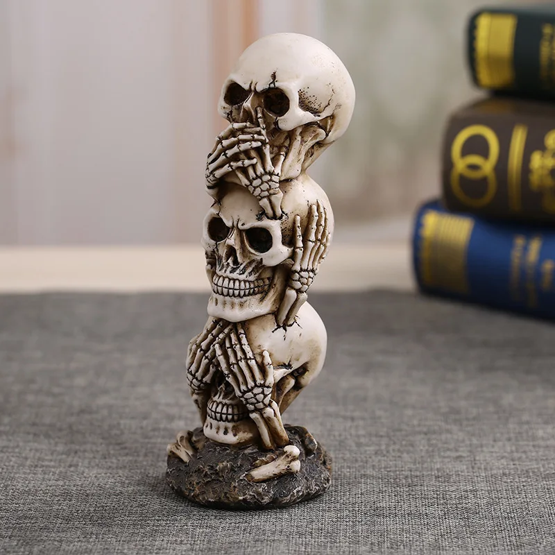Free Shipping Resin Craft Human Skull Statue High Quality Creative Statue Sculpture Gift Home Decoration Human Skull
Free Shipping Resin Craft Human Skull Statue High Quality Creative Statue Sculpture Gift Home Decoration Human Skull