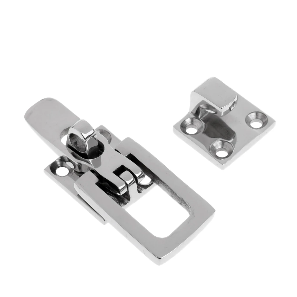 Boat Lockable Hold Down Clamp Latch Anti-Rattle 2 3/4 inch 70mm - Marine Hardware 316 Stainless Steel
Boat Lockable Hold Down Clamp Latch Anti-Rattle 2 3/4 inch 70mm - Marine Hardware 316 Stainless Steel
