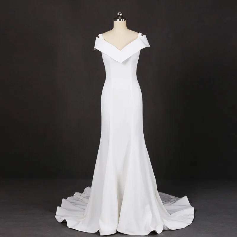 Vestidos De Novia Simple V-neck Mermaid Wedding Gown Plus Size 2022 Off-shoulder Long Soft Satin Bridal Dresses Gelinlik YW135
Vestidos De Novia Simple V-neck Mermaid Wedding Gown Plus Size 2022 Off-shoulder Long Soft Satin Bridal Dresses Gelinlik YW135