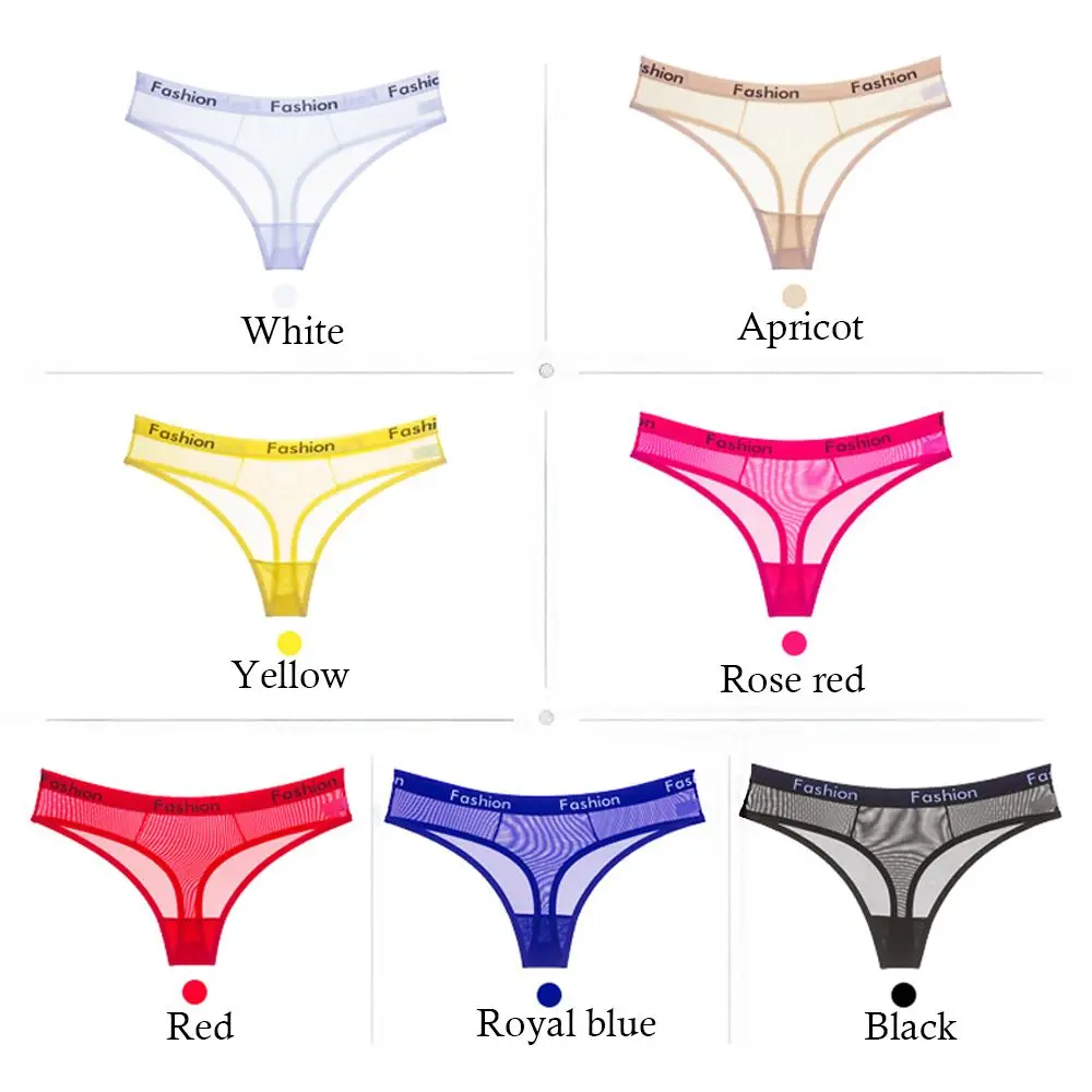 HOT Sale Women Sexy Ladies Cotton Mesh Transparent Panties Thongs String Fashion Low waist Sports Underwear Seamless Briefs
HOT Sale Women Sexy Ladies Cotton Mesh Transparent Panties Thongs String Fashion Low waist Sports Underwear Seamless Briefs