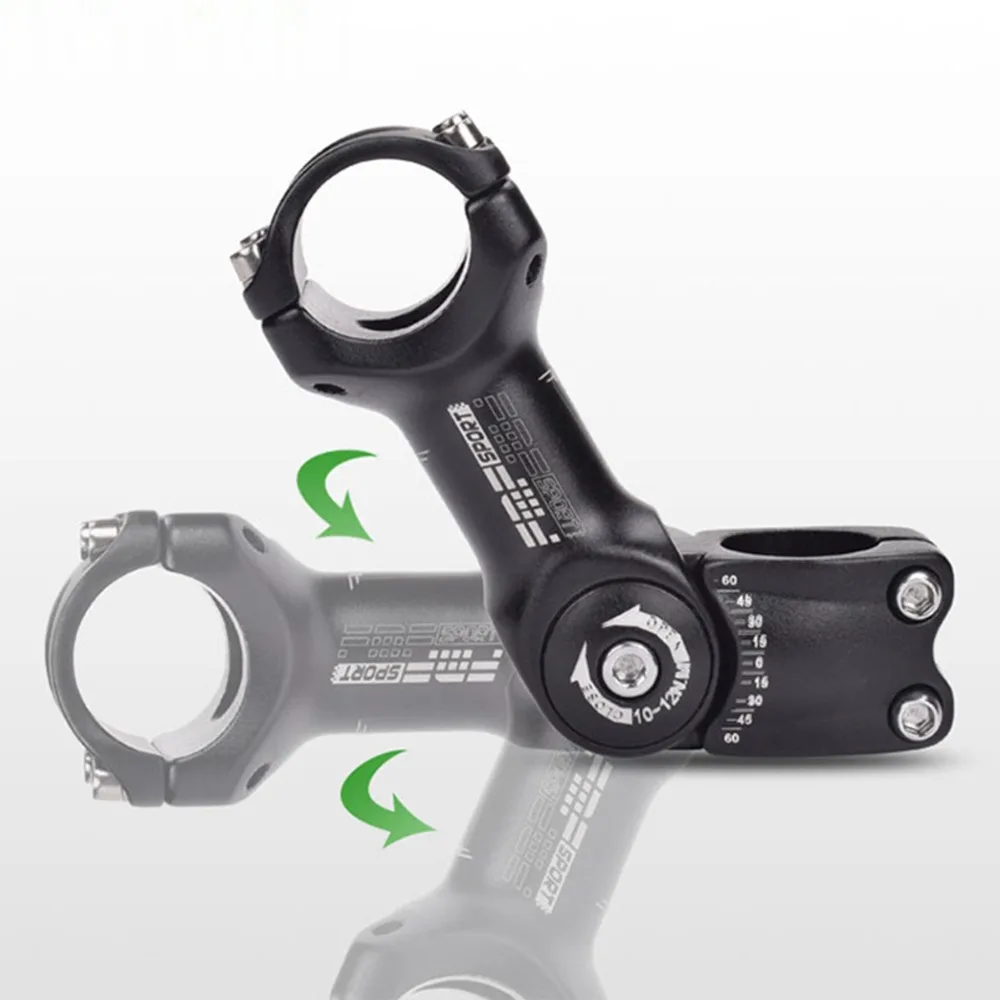 25.4/31.8mm Bike Stem 60 Riser Bicycle Aluminum Alloy Adjustable Handlebar Stem for MTB Rode Bike
25.4/31.8mm Bike Stem 60 Riser Bicycle Aluminum Alloy Adjustable Handlebar Stem for MTB Rode Bike