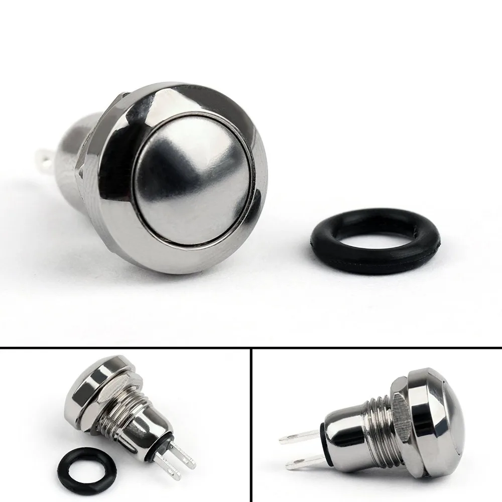 8mm Waterproof Mini 2 Pins Metal Momentary Push Button Electric Switch 3A/250V For Car/Boat switch
8mm Waterproof Mini 2 Pins Metal Momentary Push Button Electric Switch 3A/250V For Car/Boat switch