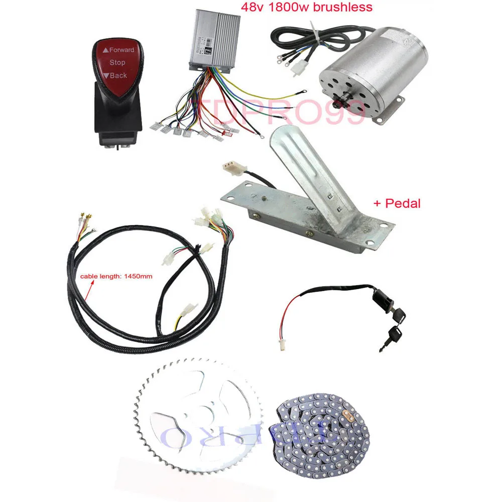 Genuine 48v 1800w Brushless Motor Speed Controller Foot Pedal Fits Electric ATV Quad Buggy Pitbike Go Kart Parts Accessories
Genuine 48v 1800w Brushless Motor Speed Controller Foot Pedal Fits Electric ATV Quad Buggy Pitbike Go Kart Parts Accessories