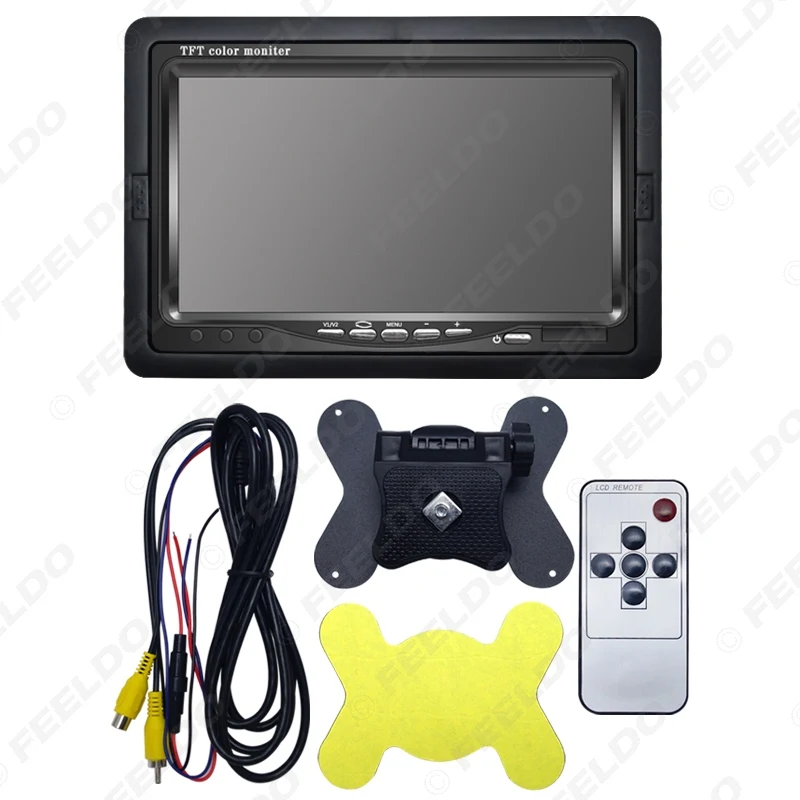 FEELDO DC9V-36V 7 Inch Color TFT LCD Rear View Monitor Headrest Stand-alone Display For Auto DVD VCD Reversing Camera
FEELDO DC9V-36V 7 Inch Color TFT LCD Rear View Monitor Headrest Stand-alone Display For Auto DVD VCD Reversing Camera
