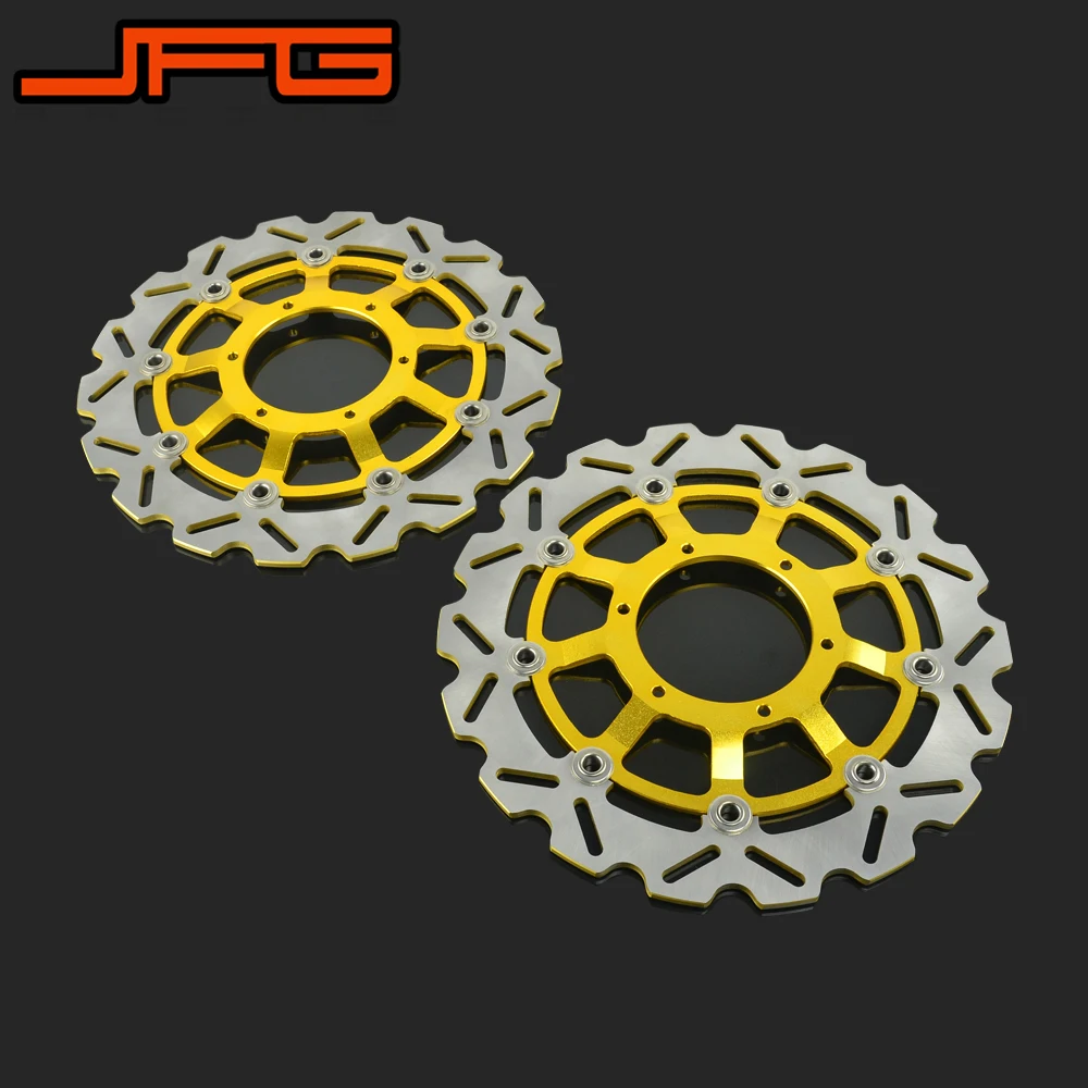 1 Pair Motorcycle Front Floating Brake Disc Rotor For HONDA CBR600 03-14 CBR1000 04-05 CB1000 08-14 CB1300 06-11 CB1284 03-08
1 Pair Motorcycle Front Floating Brake Disc Rotor For HONDA CBR600 03-14 CBR1000 04-05 CB1000 08-14 CB1300 06-11 CB1284 03-08