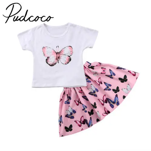 2pcs Kids Baby Girl Clothes Cotton O-neck T-shirt+skirt Dress Outfits Set 1-6 Years Helen115
2pcs Kids Baby Girl Clothes Cotton O-neck T-shirt+skirt Dress Outfits Set 1-6 Years Helen115