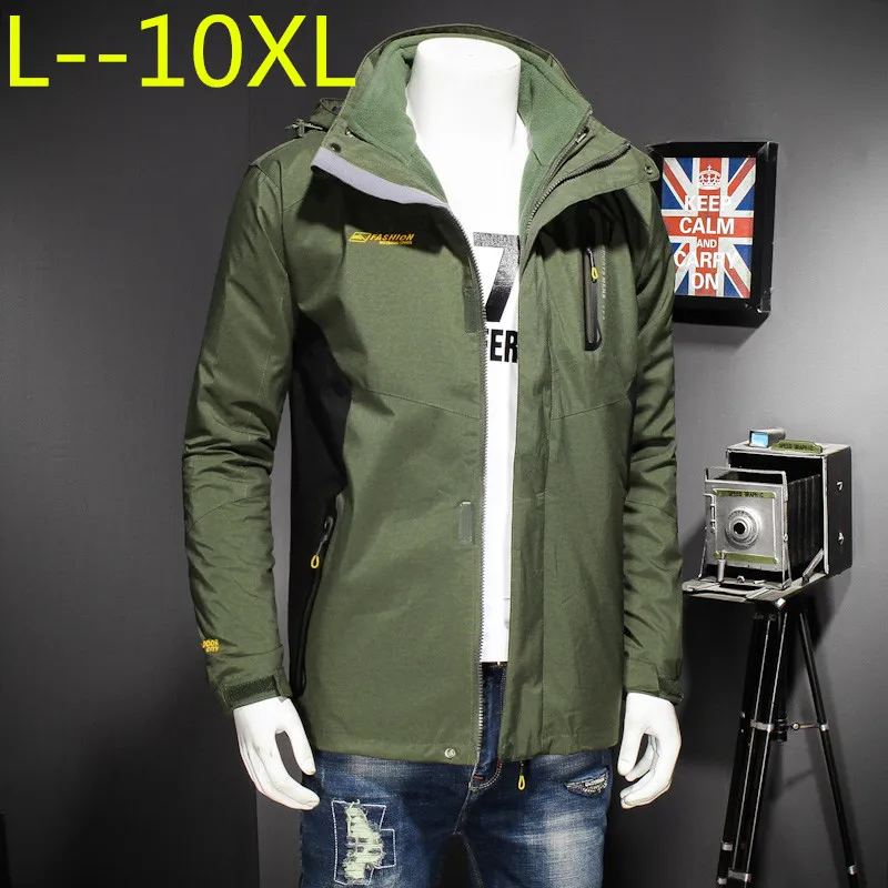 new plus size 8XL 7XL 6XL Waterproof Winter Jacket Men Warm 2 in 1 Parkas Windproof Detachable Hood Winter Coat large big size
new plus size 8XL 7XL 6XL Waterproof Winter Jacket Men Warm 2 in 1 Parkas Windproof Detachable Hood Winter Coat large big size