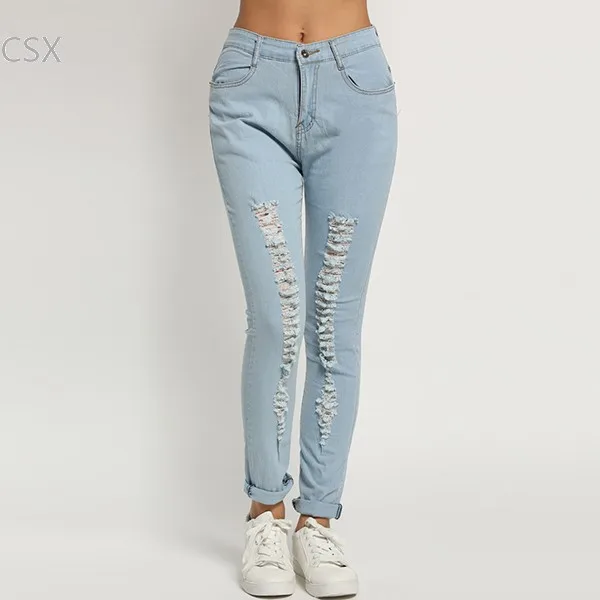 MwOiiOwM 2018 New Arrival Fashion Women High Waist Casual Holes Skinny Pencil Jeans Ripped Jean for Woman
MwOiiOwM 2018 New Arrival Fashion Women High Waist Casual Holes Skinny Pencil Jeans Ripped Jean for Woman