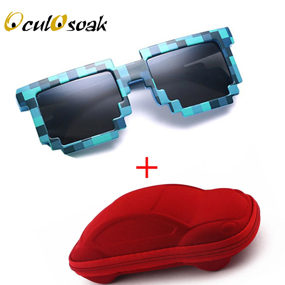 OculOsoak Kids Sunglasses Mosaics 4-13 Years Square Children Sun Glasses Boys Girls Pixel Eyewares Christmas Birthday Gift
OculOsoak Kids Sunglasses Mosaics 4-13 Years Square Children Sun Glasses Boys Girls Pixel Eyewares Christmas Birthday Gift