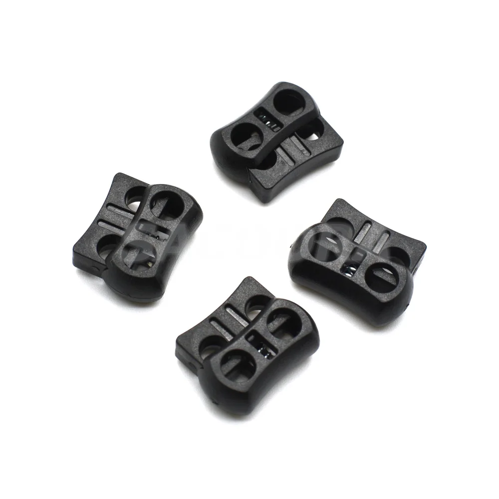 25pcs/pack 2 Holes Cord Lock Toggle Stopper Plastic toggle clip Black 15mm*20mm*7.5mm K-111
25pcs/pack 2 Holes Cord Lock Toggle Stopper Plastic toggle clip Black 15mm*20mm*7.5mm K-111