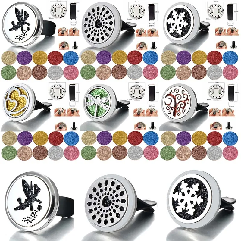 DIY 30mm Flower Fairy Stainless Steel Car Air Freshener Perfume Essential Oil Diffuser Locket Random Send 1pcs Oil Pads as Gift
DIY 30mm Flower Fairy Stainless Steel Car Air Freshener Perfume Essential Oil Diffuser Locket Random Send 1pcs Oil Pads as Gift