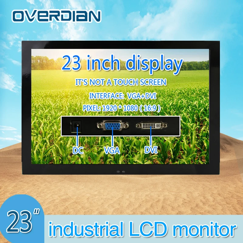 23" VGA/DVI Interface Industrial Control Monitor/Display 1920*1080 Metal Shell Hanger Installation Non-Touch Screen PC Monitor
23" VGA/DVI Interface Industrial Control Monitor/Display 1920*1080 Metal Shell Hanger Installation Non-Touch Screen PC Monitor