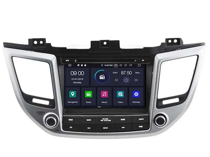 Android 9 0 Автомобильный DVD плеер для HYUNDAI IX35 Tucson 2015 навигация SAT NAV 2 Гб ram + 16 FLASH DVR/wifi DAB