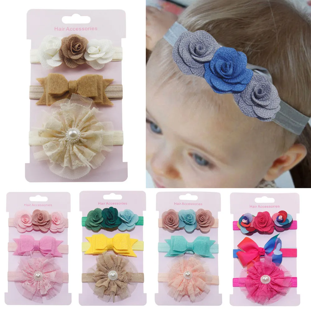 Nishine 3pcs/lot Kids Elastic Floral Headband Girls Baby Bowknot Headwear Girls Hair Accessories Elastic Bands Hairband Set
Nishine 3pcs/lot Kids Elastic Floral Headband Girls Baby Bowknot Headwear Girls Hair Accessories Elastic Bands Hairband Set