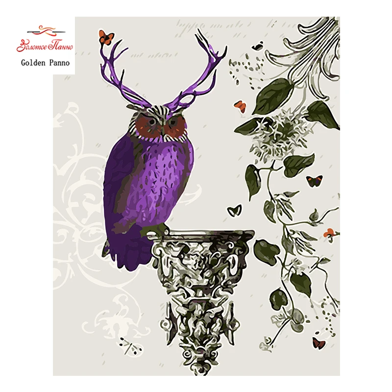 Golden Panno,Needlework,DIY DMC 14CT Cross stitch Kit,white canvas Embroidery Cross-stitch Painting,Christmas,purple owl 1010
Golden Panno,Needlework,DIY DMC 14CT Cross stitch Kit,white canvas Embroidery Cross-stitch Painting,Christmas,purple owl 1010