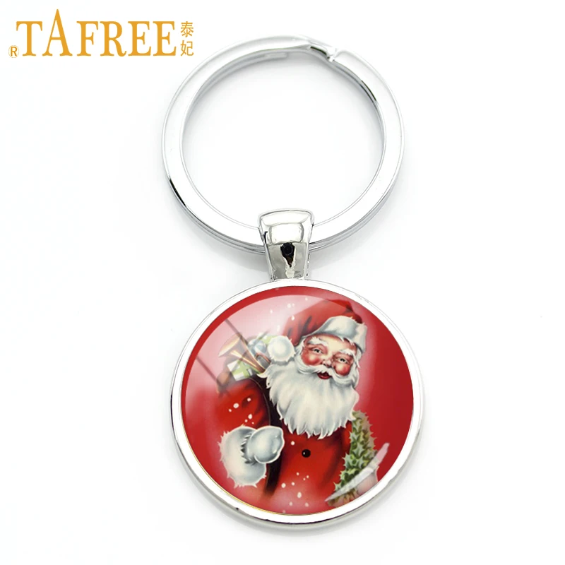 TAFREE new arrival fashion red Santa Claus keychain jewelry for men women kids gifts New Year charms key chain ring holder J224
TAFREE new arrival fashion red Santa Claus keychain jewelry for men women kids gifts New Year charms key chain ring holder J224