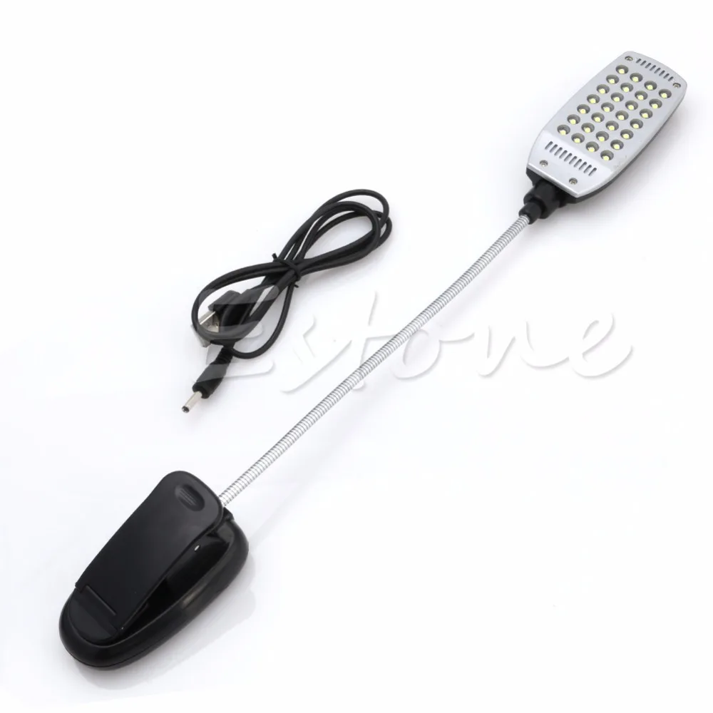 Clip-on Pro Flexible USB/Battery Power 28 LED Light Bed Table Desk Reading Lamp Great For Traveling #K4U3X#
Clip-on Pro Flexible USB/Battery Power 28 LED Light Bed Table Desk Reading Lamp Great For Traveling #K4U3X#